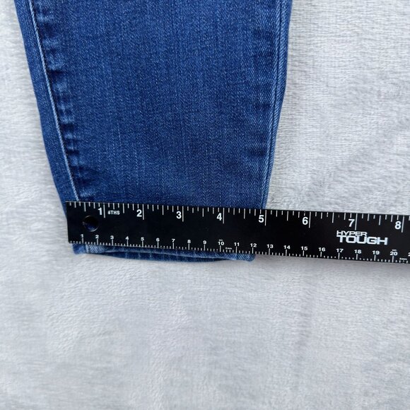 J. Crew 10" High Rise Skinny Jeans Womens Size 28P Medium Wash Denim Blue - Picture 9 of 11